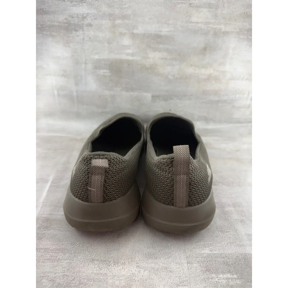 Skechers Go Walk Max Men Sz 9.5 Khaki Olive Mesh Slip On Walking Shoes 54600 KHK